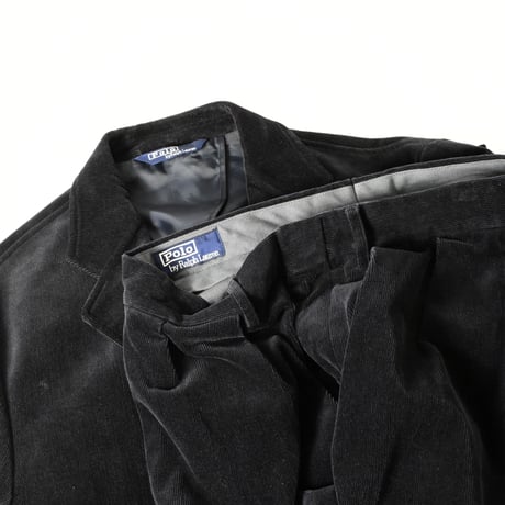 USED 90-00’S "POLO by RALPH LAUREN" CORDUROY TAILORED SETUP