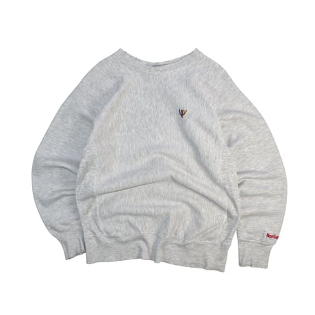 USED "MV SPORT / NORITATE" REVERS WEAVE CREWNECK SWEAT