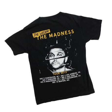 USED "THE WEEKND / THE MADNESS TOUR 2015" T-shirt