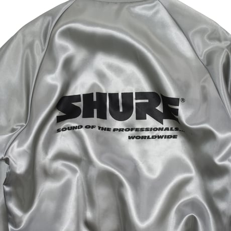 DEADSTOCK 80'S "SHURE" NYLON VARSITY JACKET