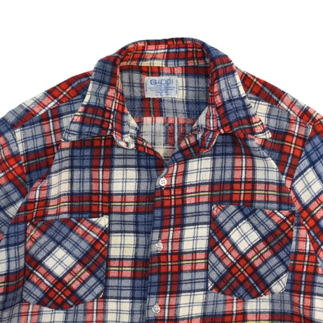 USED "GADDI" FLANNEL S/S SHIRT