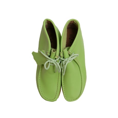 GBX "WALLABEE BOOTS" LIME GREEN DEADSTOCK