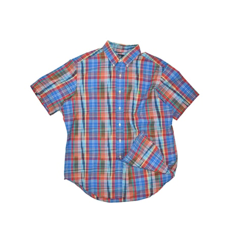 USED "POLO RALPH LAUREN" COTTON CHECK SHIRT