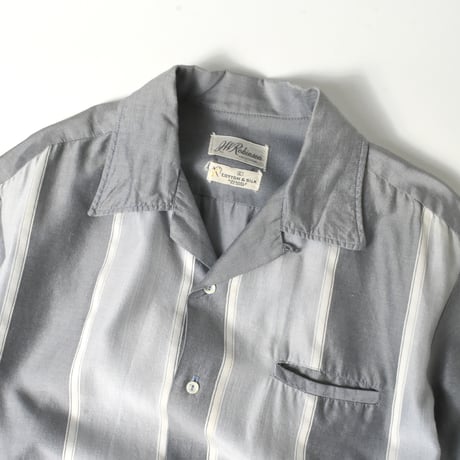 USED 70’S "JW ROBINSON" COTTON SILK S/S SHIRT