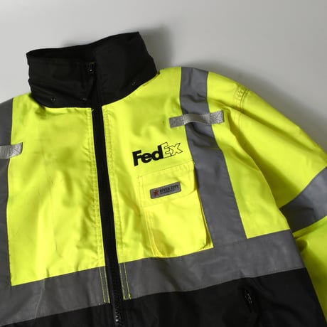 USED "FEDEX" REFLECTOR WORK JACKET