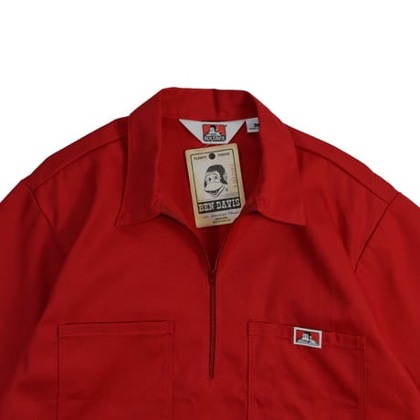 "BEN DAVIS" HALF ZIP SHIRT