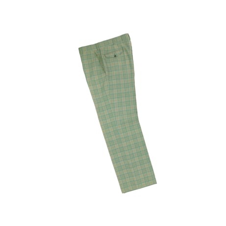 VINTAGE "GW" PLAID TROUSER