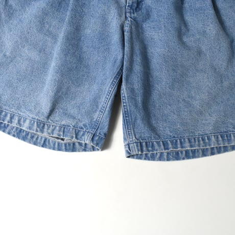 USED 90'S "ST.JOHN'S BAY" DENIM TUCK SHORTS