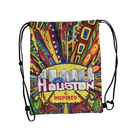 USED "HOUSTON IS INSPIRED" KNAPSACK
