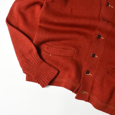VINTAGE UNKNOWN WORN-OUT CARDIGAN