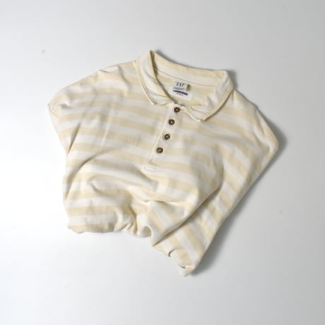 USED "GAP" BOADER L/S POLO SHIRT