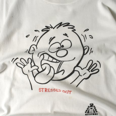 USED 90’S "FACE 2 FACE ATTITUDE / STRESSED OUT" T-shirt