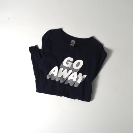 USED "GO AWAY" T-shirt