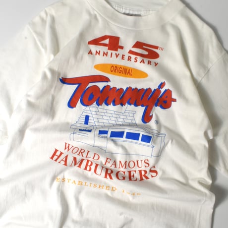 USED 90’S "TOMMY’S HAMBURGERS" T-shirt