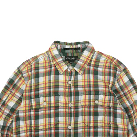 USED "EDDIE BAUER" PLAID SHIRT