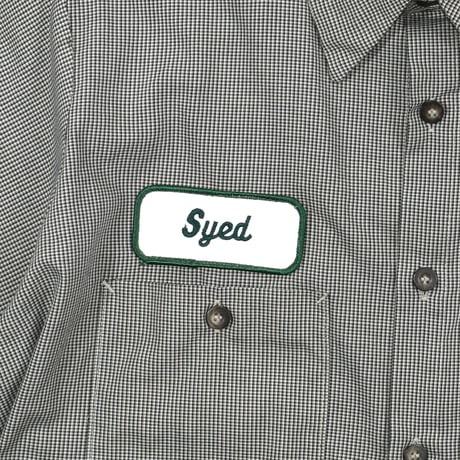 USED "RED KAP" PLAID WORK SHIRT