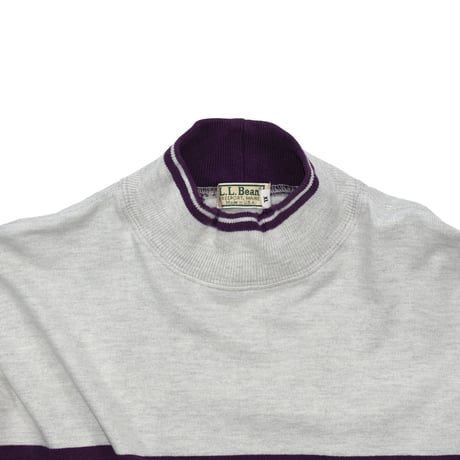 USED "80-90'S L.L.BEAN" MOCK NECK PULLOVER