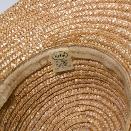 USED 80-90'S "ARLIN" STRAW HAT