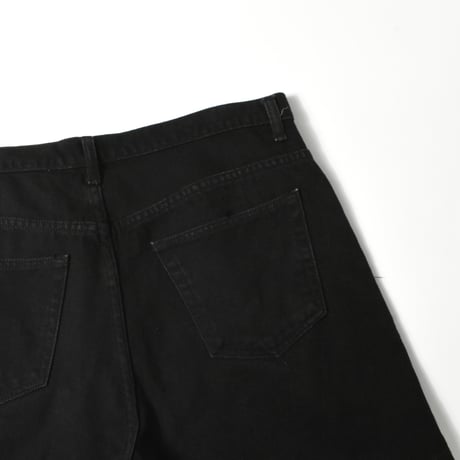 USED "HIGHLAND" BLACK DENIM SHORTS