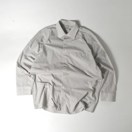 USED 90-00'S "GEOFFREY BEENE" PLAID L/S SHIRT