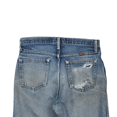 USED "RUSTLER" DAMAGE DENIM