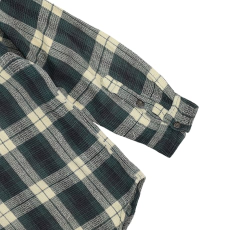 USED "RHINOCEROS" WAFFLE PLAID SHIRT