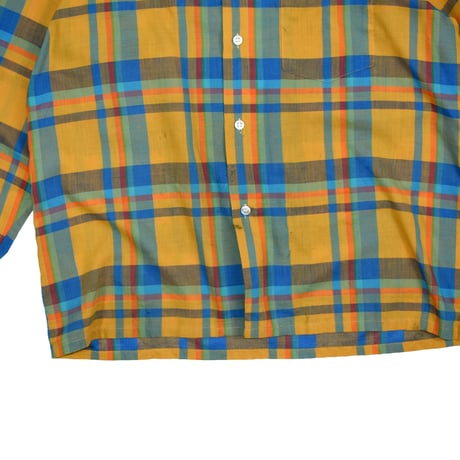 USED "PERMANENT PRESS" PLAID SHIRT