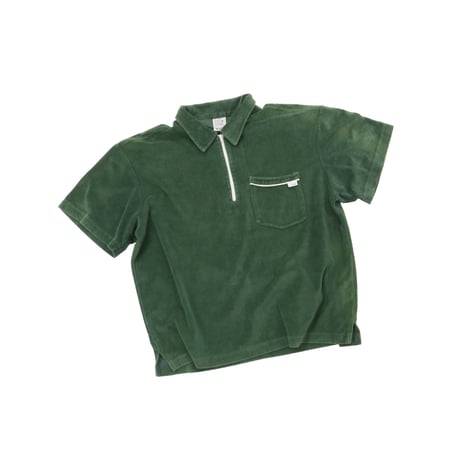 GRAND ROYAL HALF ZIP VELORE TOP