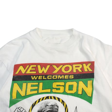 USED "NEW YORK WELCOMES NELSON" T-shirt