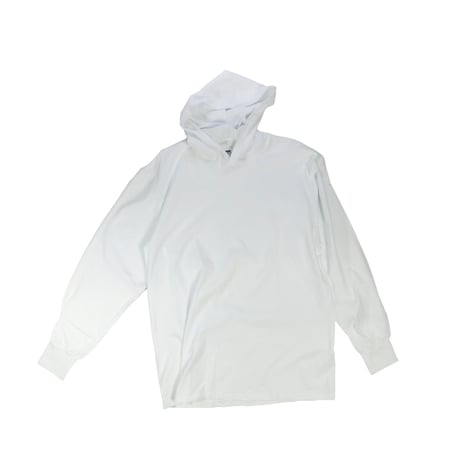 COTTON HOODED LONG SLEEVE T-shirt