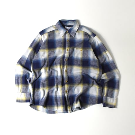 USED 80’S "LUMBER JACK" OMBRE FLANNEL SHIRT