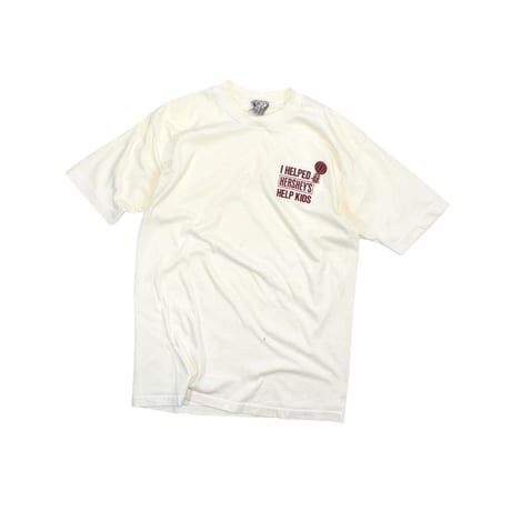 USED 80'S "I HELPED HERSHEY'S HELP KIDS" T-shirt