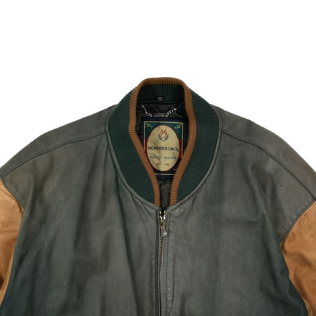USED "MEMBERS ONLY" LEATHER JACKET