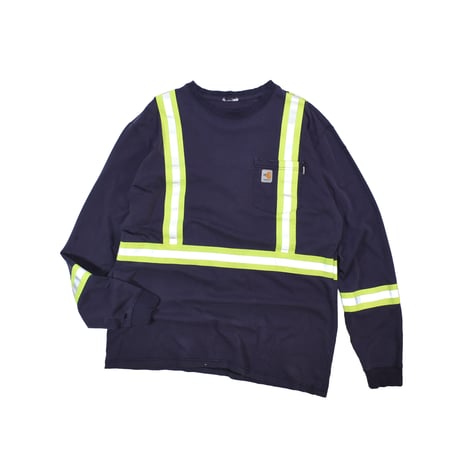 USED "CARHARTT FR" REFLECTOR LINE  L/S T-SHIRT