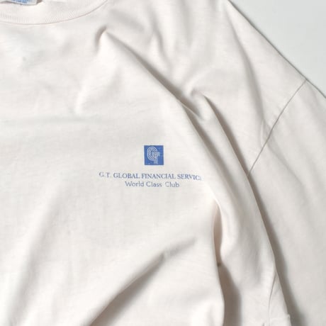 USED 90'S "G.T. GROVAL FINANCIAL SERVICES" T-shirt