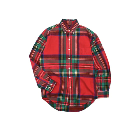 USED "GAP"PLAID B.D. SHIRT