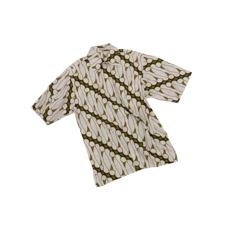 USED INDONESIAN BATIK SHIRT