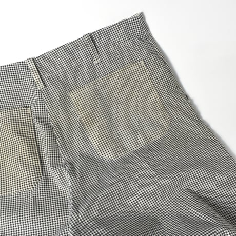 USED "BEST" HOUDSTOOTH PATTERN WORK PANTS