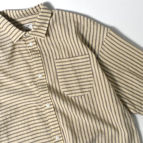 NOROLL "NORMAL SHIRT" STRIPE S/S SHIRTS