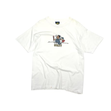 USED 90'S "UTILITY QUALITY CLOTHING" T-shirt
