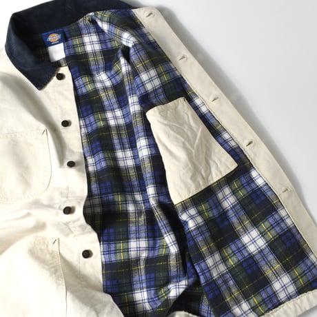 USED 90’S "DICKIES” FLANNEL LINER COVER ALL