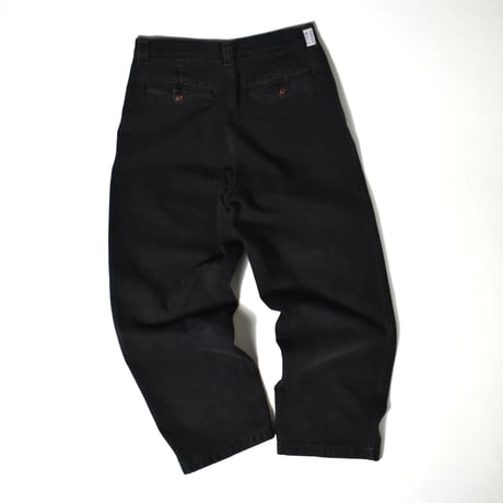 NOROLL "THICKWALK PANTS BLACK DENIM"