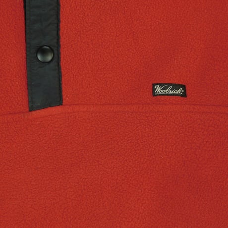 USED "WOOLRICH" POLARTEC HALF BUTTON FLEECE