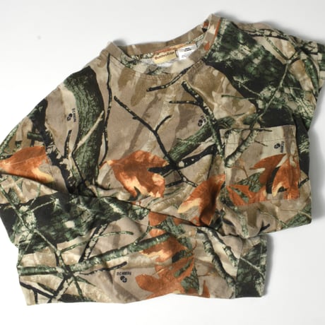 USED "OUTFITTERS RIDGE" REAL TREE CAMO L/S T-SHIRTS