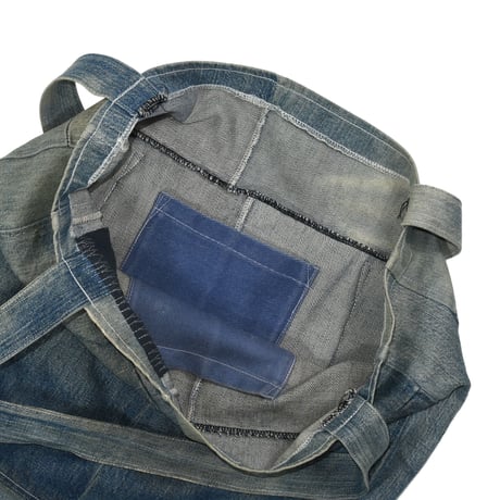 USED UNKNOWN DENIM TOTE BAG