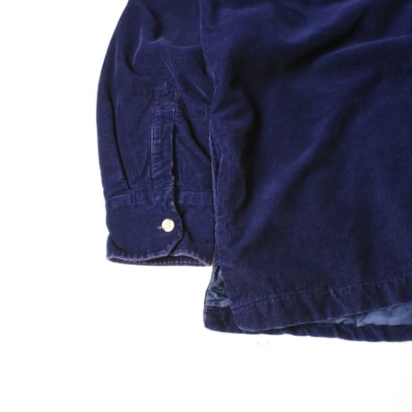 USED 70'S "ARROW SPORTSWEAR" QUILTED CORDUROY L/S SHIRT