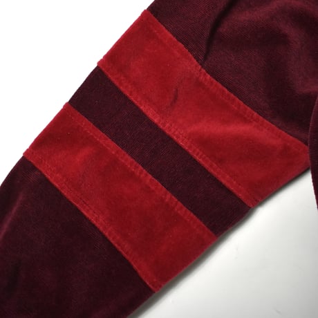 USED 90'S "KNIGHTSBRIDGE" VELOR POLO PULLOVER