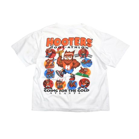 USED "HOOTERS HOOT-ATHLON" T-shirt