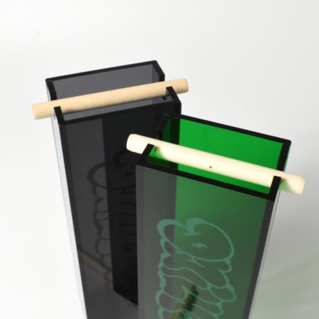DDQS "BUBBLE LETTER" ACRYLIC INCENSE BURNER