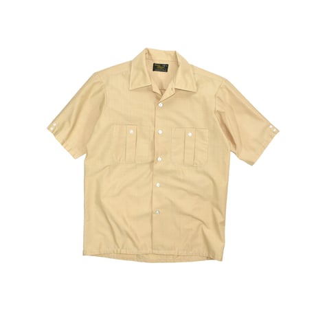USED 70'S "SEAR PERMA PREST" OPEN COLLAR SHIRT